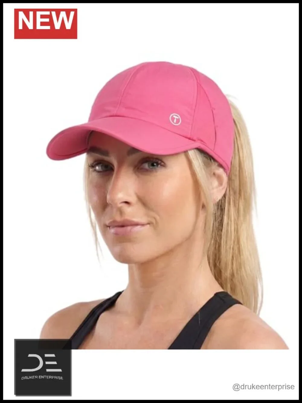 UPF 50+ Cooling High Ponytail Baseball Cap, Water-Resistant, Adjustable